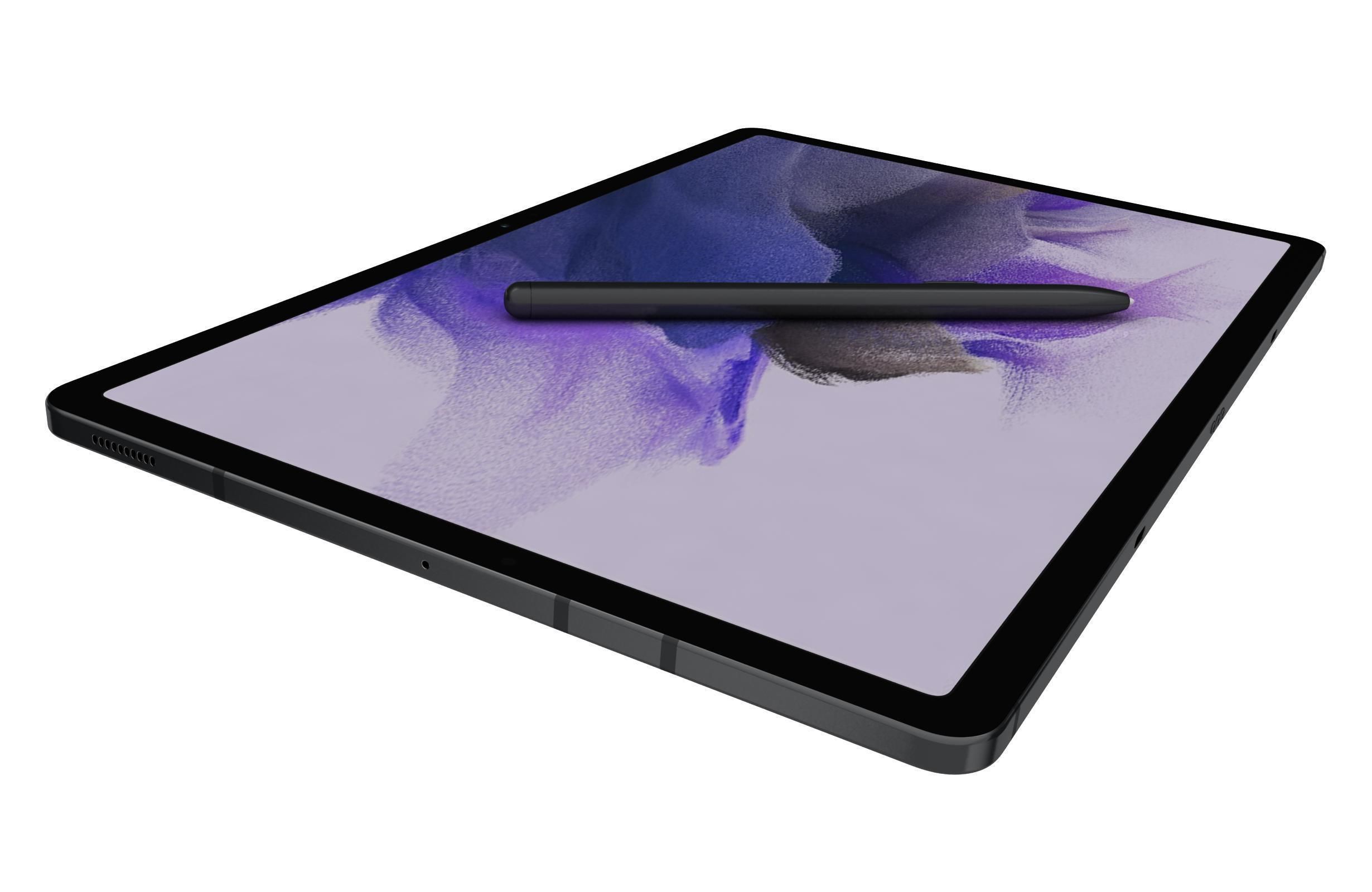 Samsung Galaxy Tab S7 FE Black 3D model_12