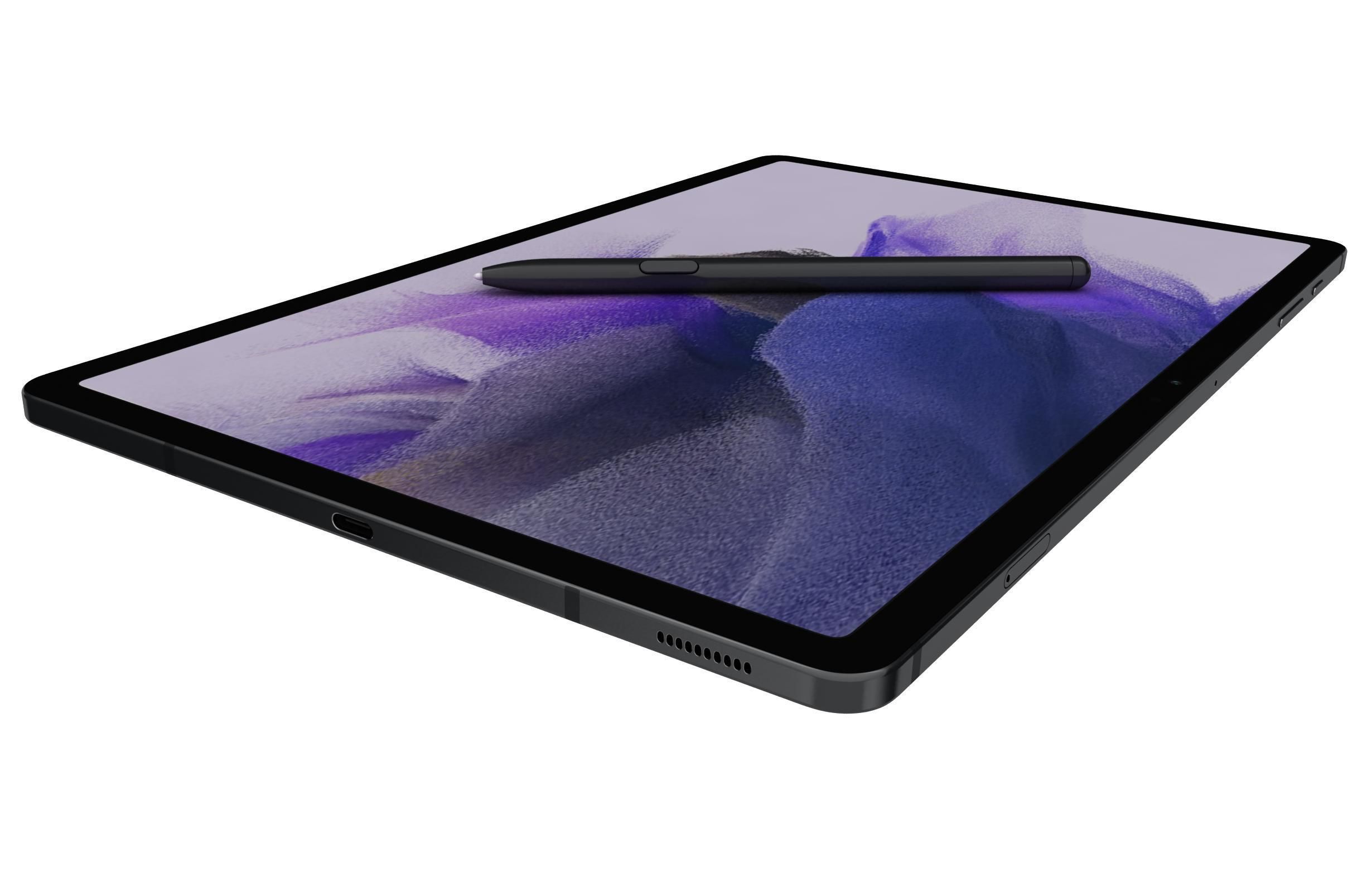 Samsung Galaxy Tab S7 FE Black 3D model_13