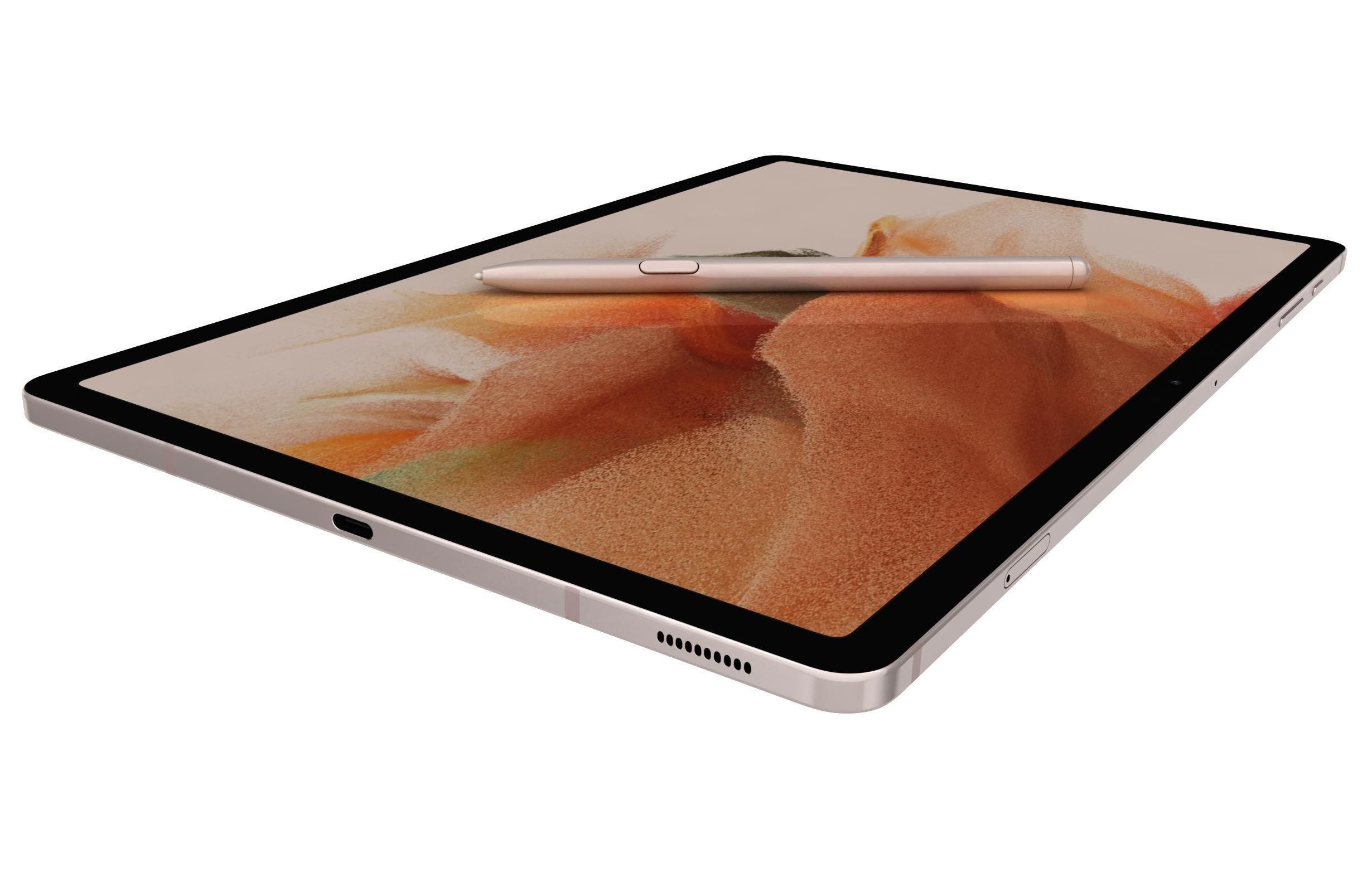 Samsung Galaxy Tab S7 FE Pink 3D model_15