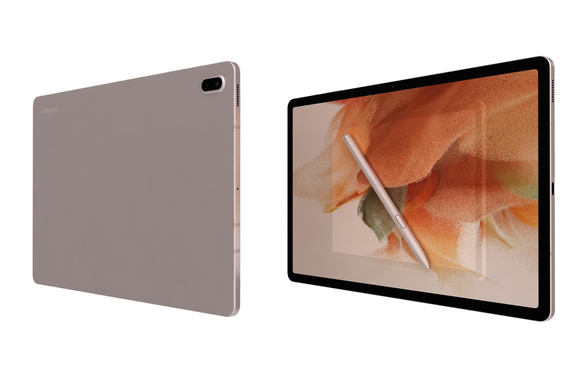 Samsung Galaxy Tab S7 FE Pink 3D model_6