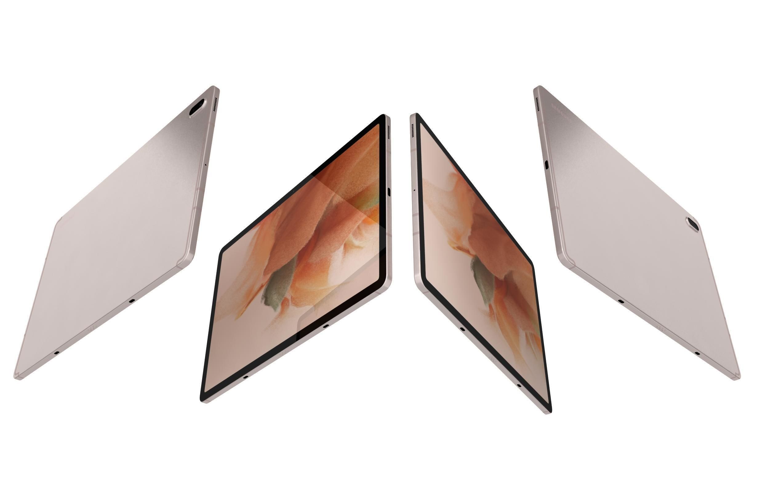 Samsung Galaxy Tab S7 FE Pink 3D model_5