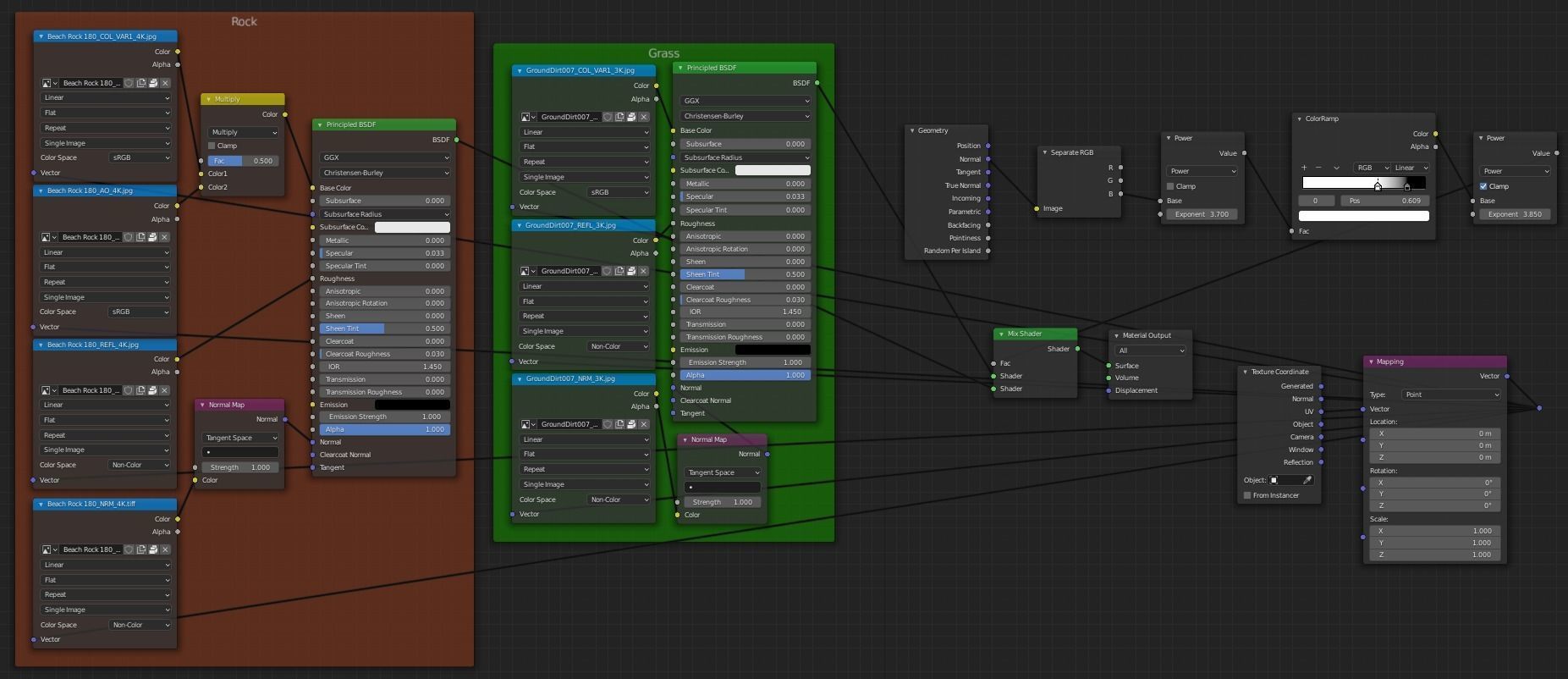 Low-Poly Realistic Mountain Free low-poly 3D model_4