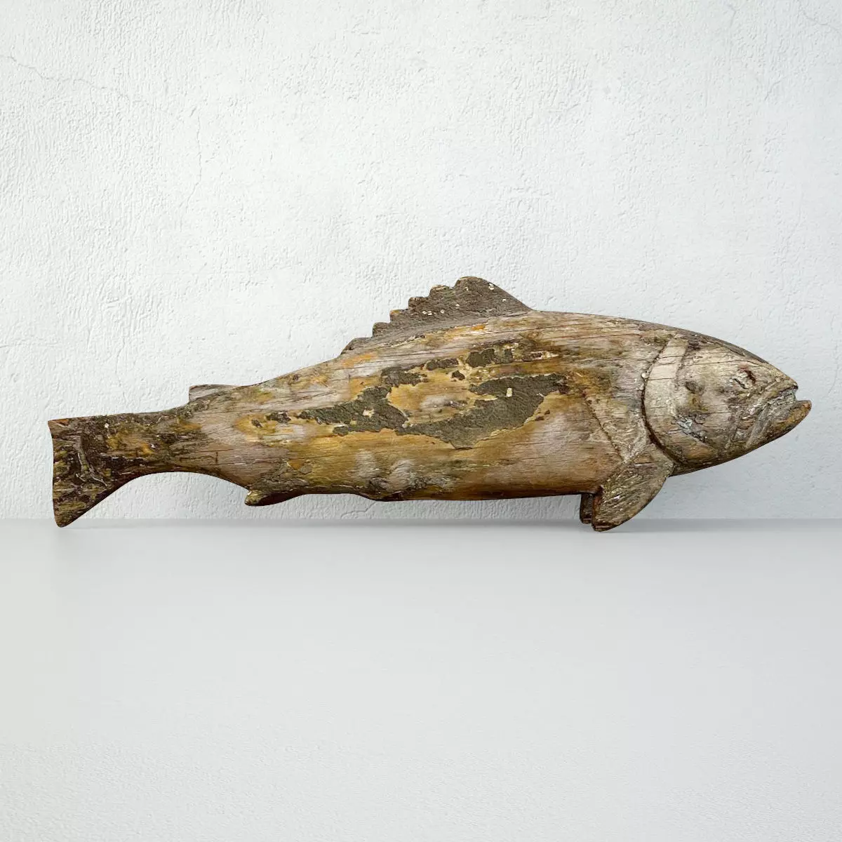 19th Century Folk Art Fish Weather Vane 3D model_0