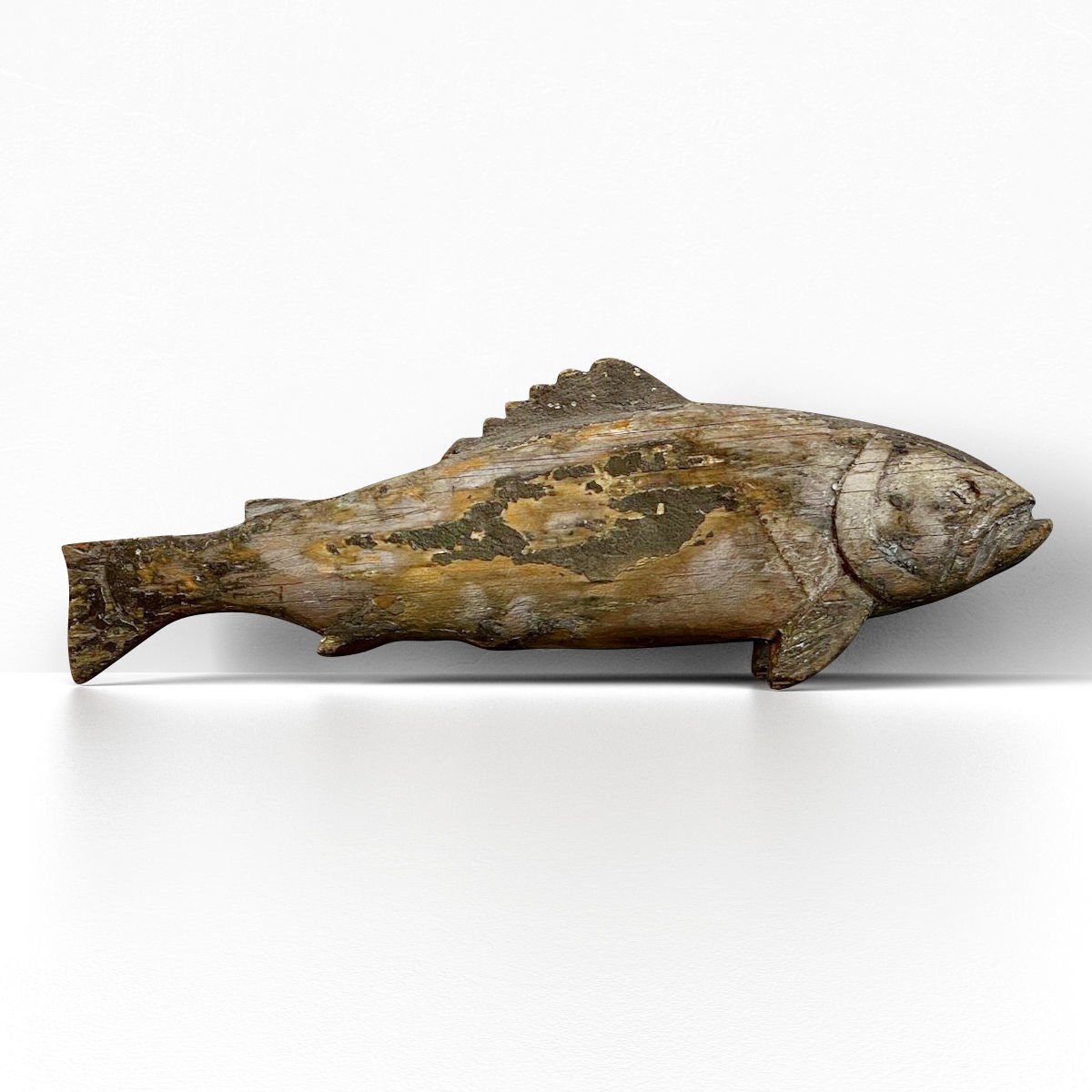 19th Century Folk Art Fish Weather Vane 3D model_1