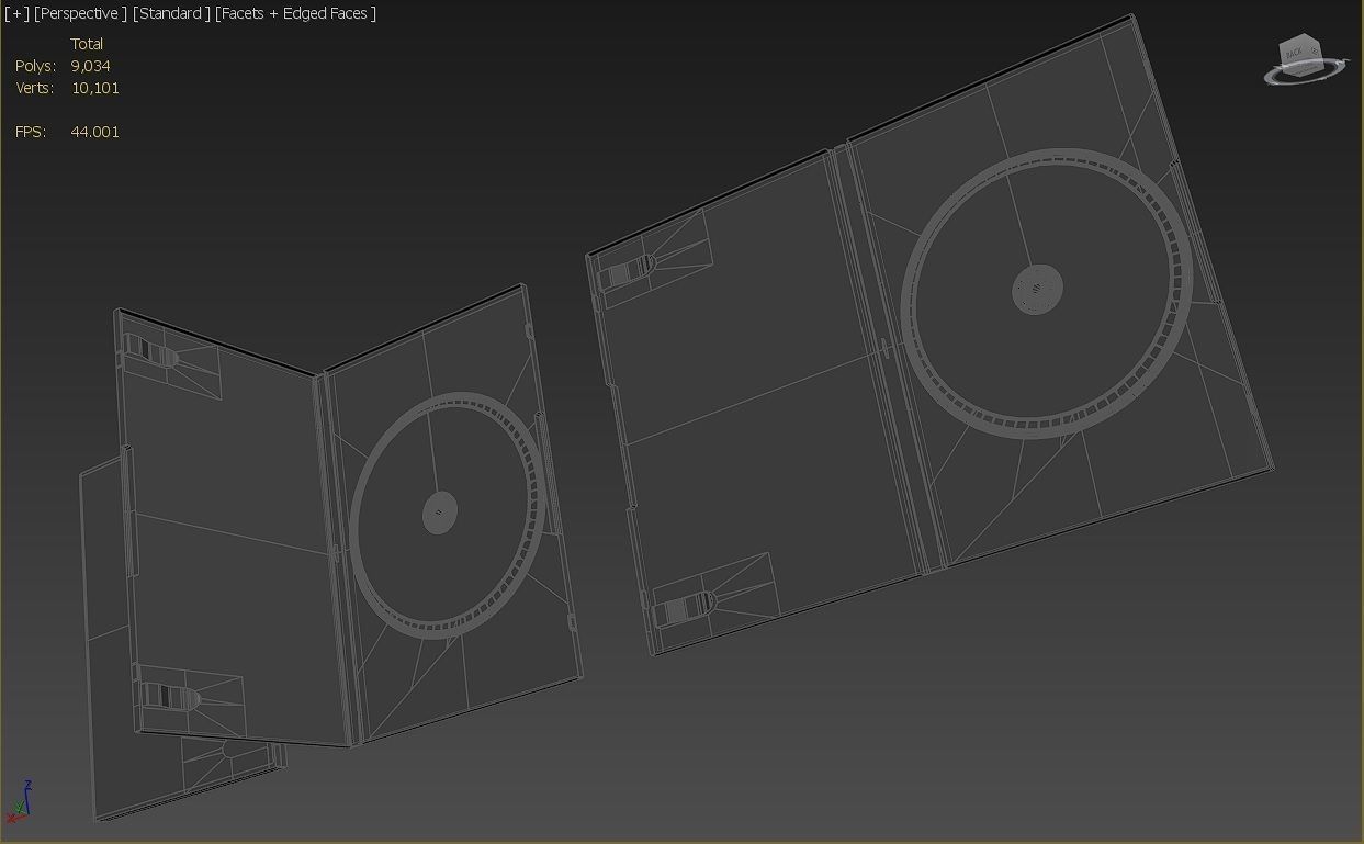 DVD Disc Case 3D model_1
