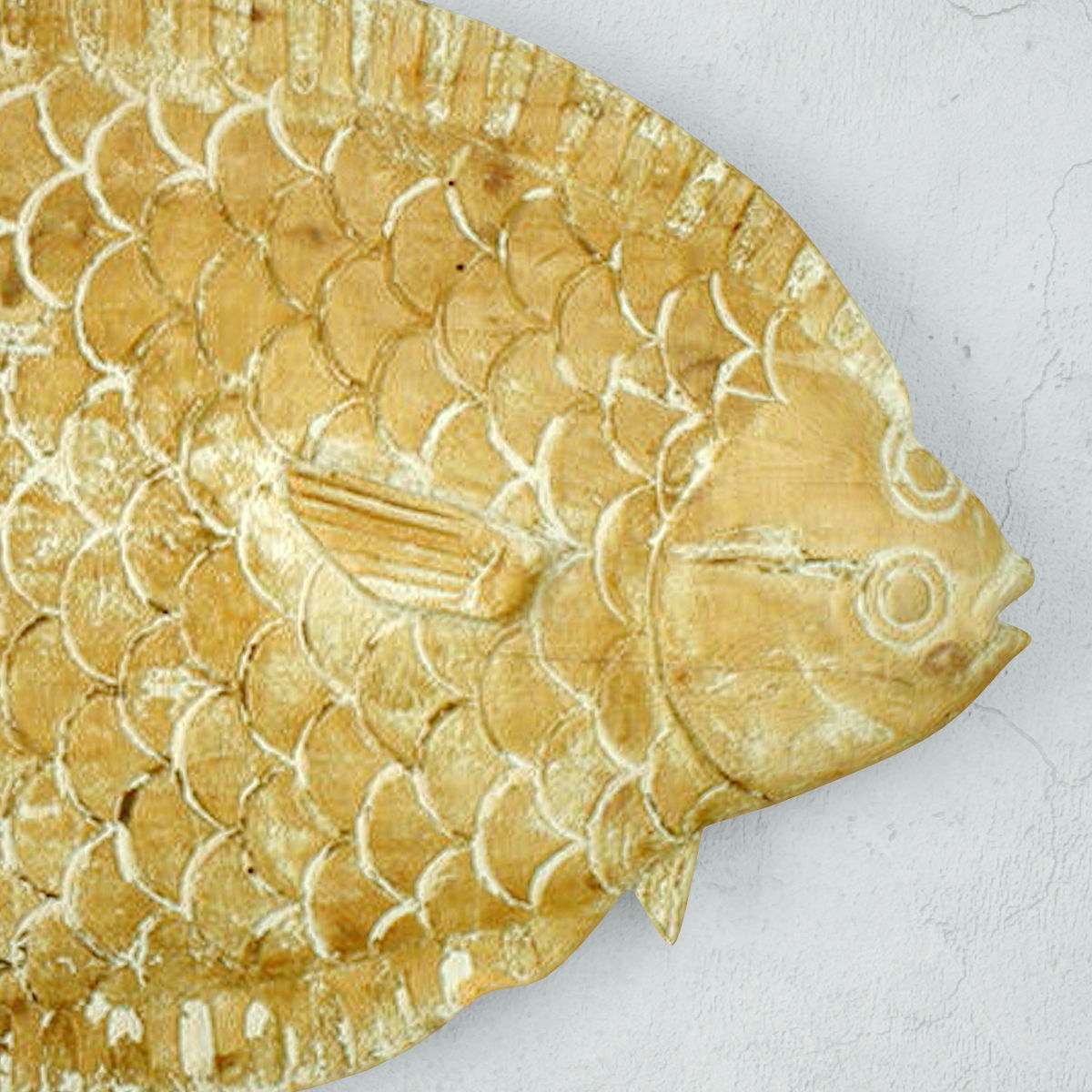 Monumental American Country Style Hanging Fish Sculpture 3D model_5