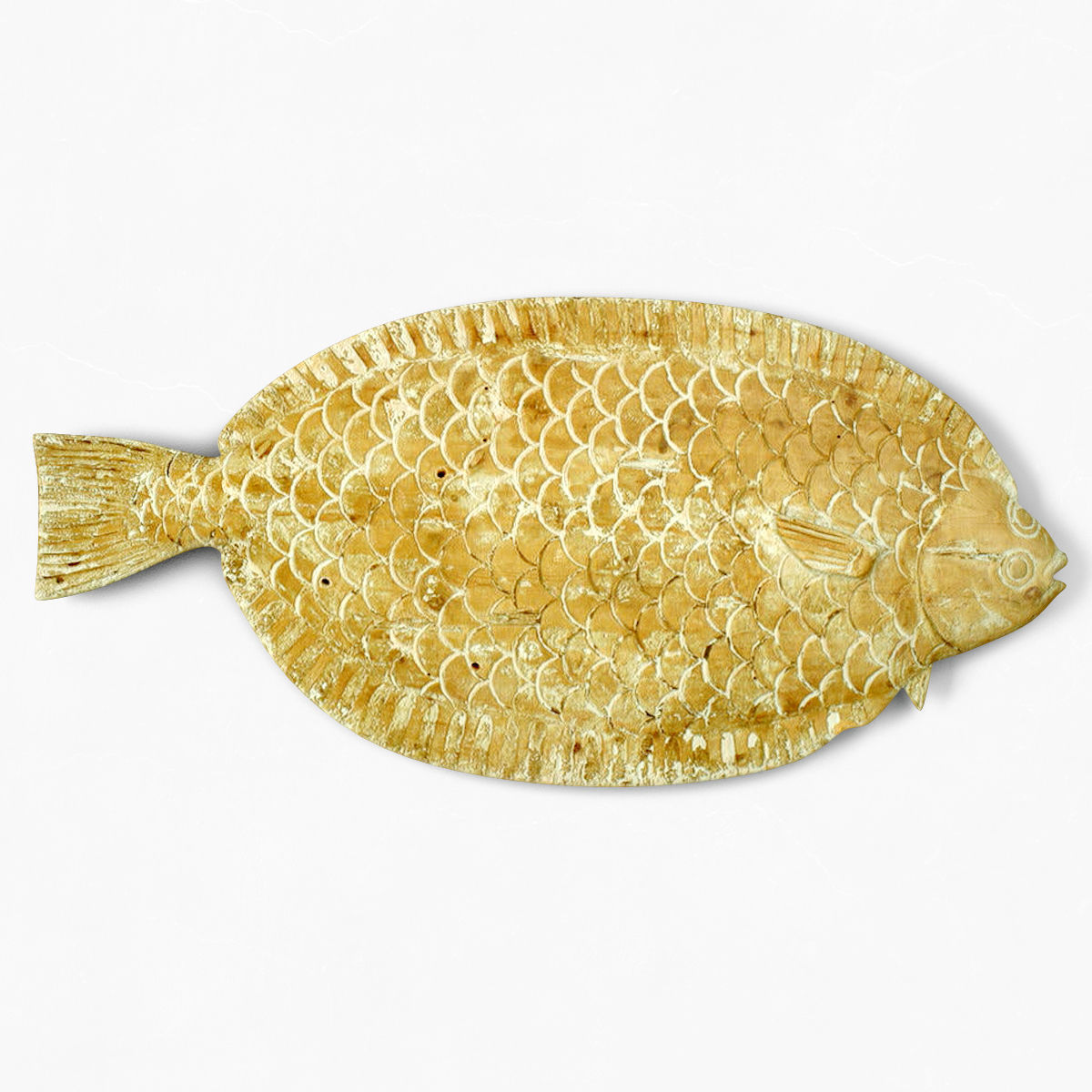 Monumental American Country Style Hanging Fish Sculpture 3D model_1