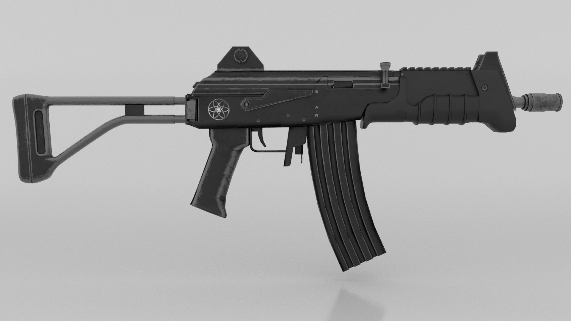 Imi galil mar microgalil Low-poly 3D model_5