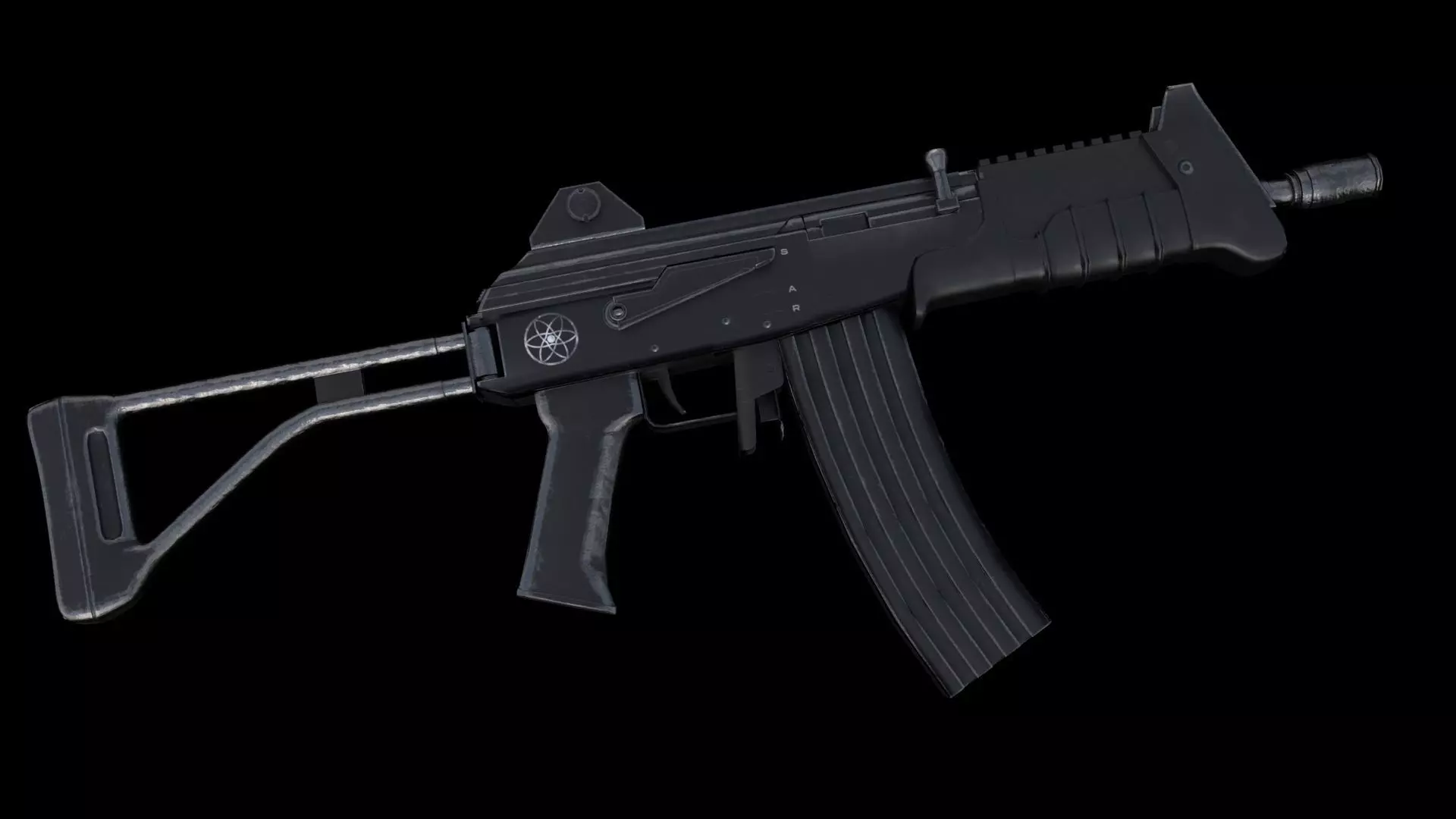 Imi galil mar microgalil Low-poly 3D model_0
