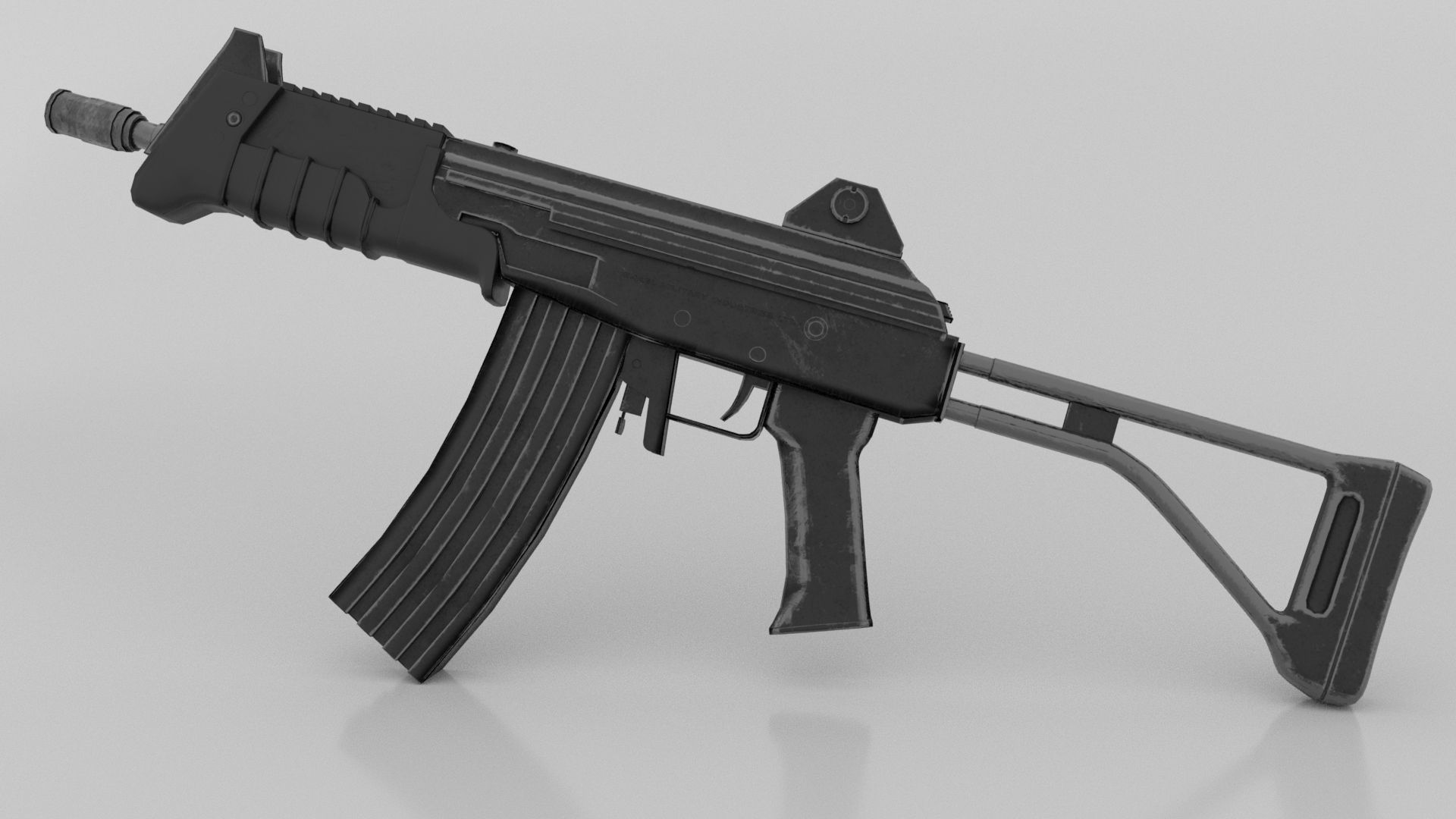 Imi galil mar microgalil Low-poly 3D model_4