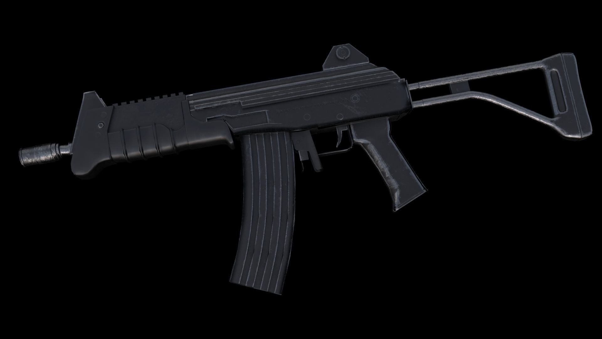 Imi galil mar microgalil Low-poly 3D model_1