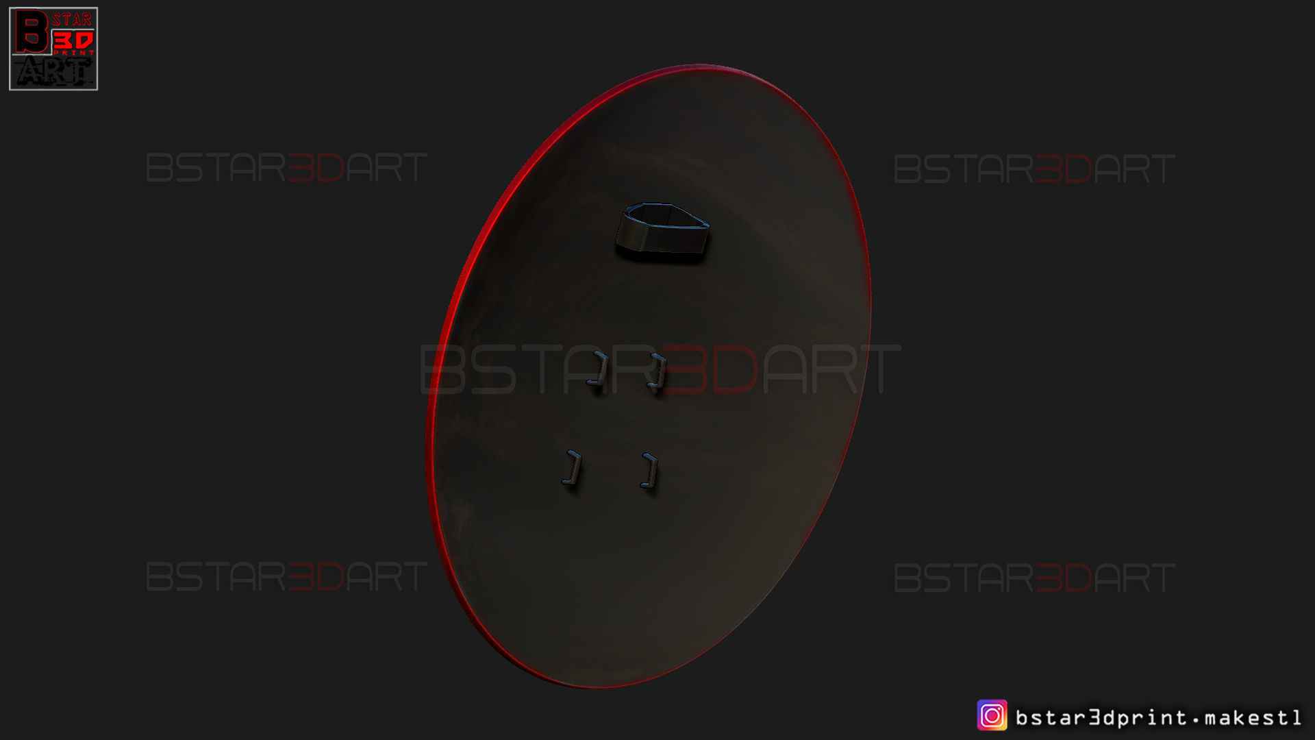 The Shield Hydra captain America - Hail Hydra - Marvel comics 3D print model_6