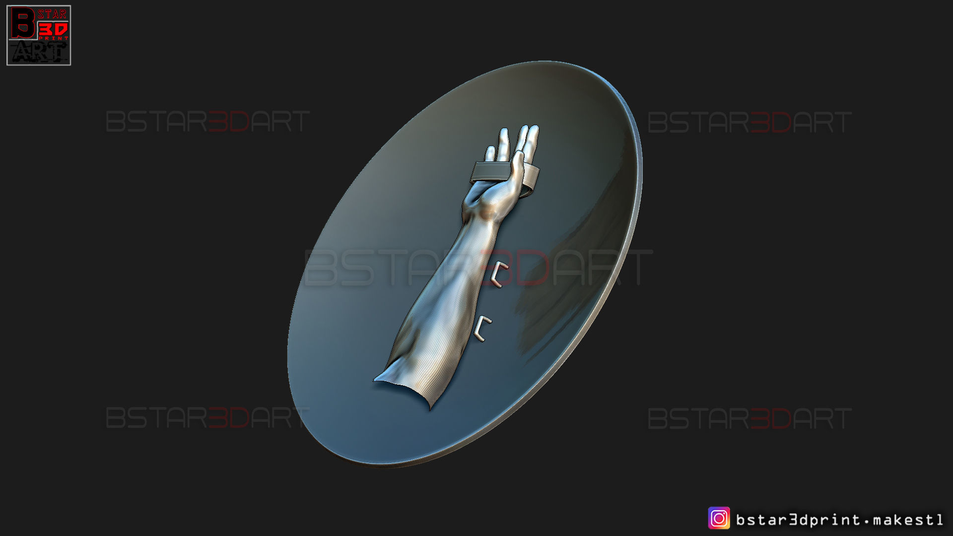 The Shield Hydra captain America - Hail Hydra - Marvel comics 3D print model_15