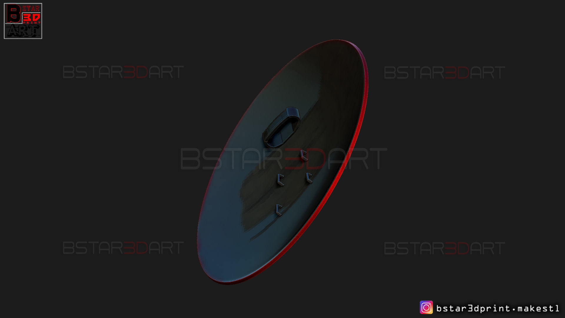 The Shield Hydra captain America - Hail Hydra - Marvel comics 3D print model_8