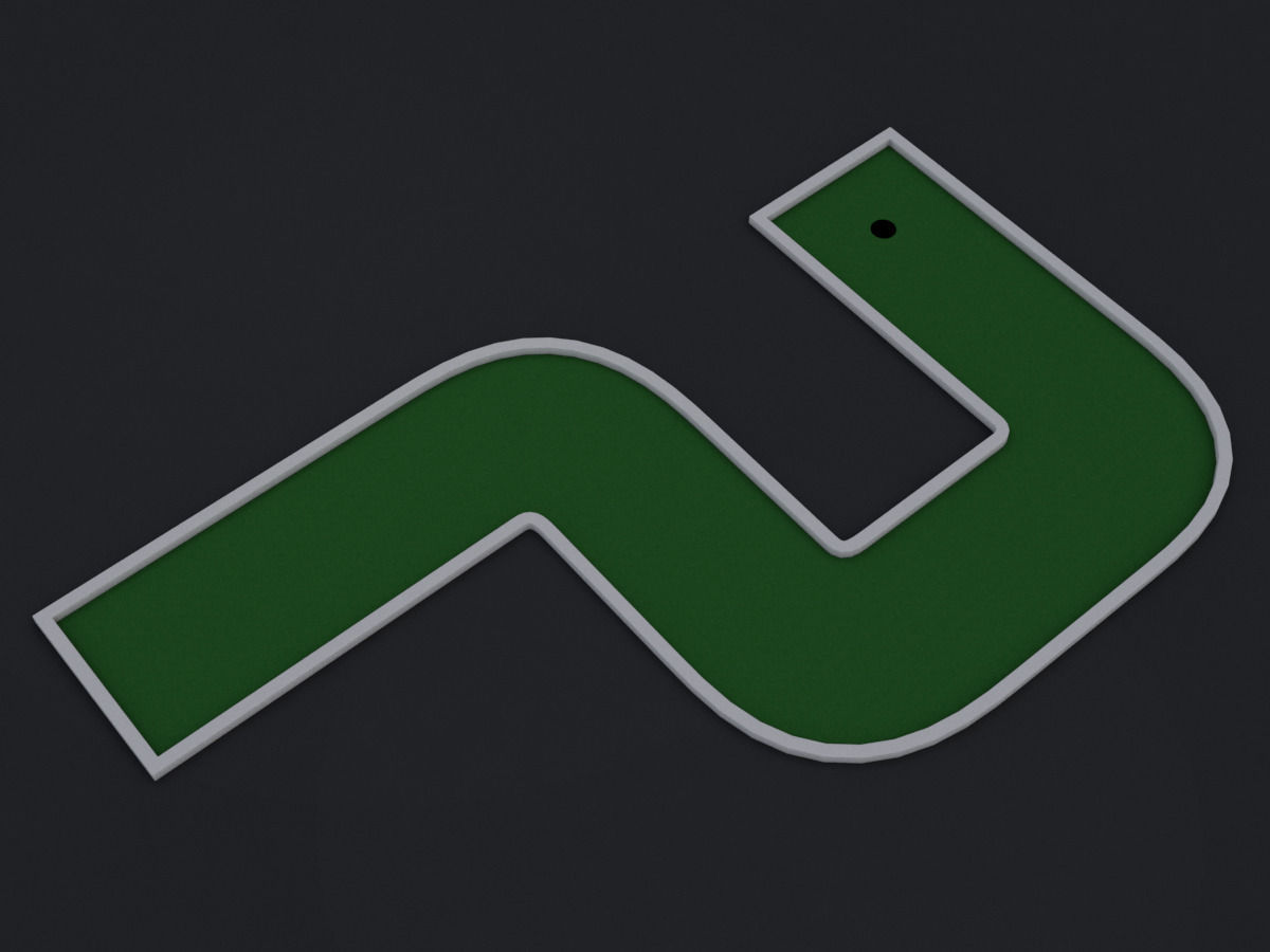 Minigolf  3D model_3