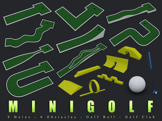 Minigolf  3D model