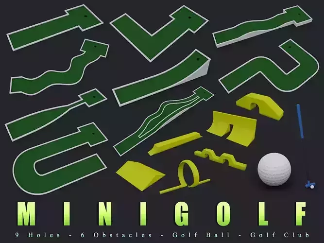 Minigolf  3D model