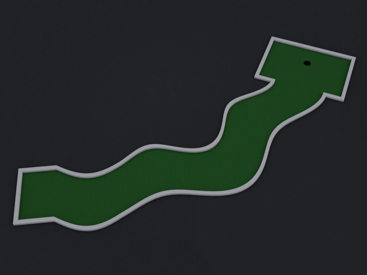 Minigolf  3D model_7