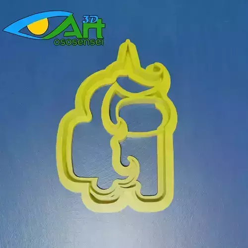 Cookie cutter Among Us Unicorn