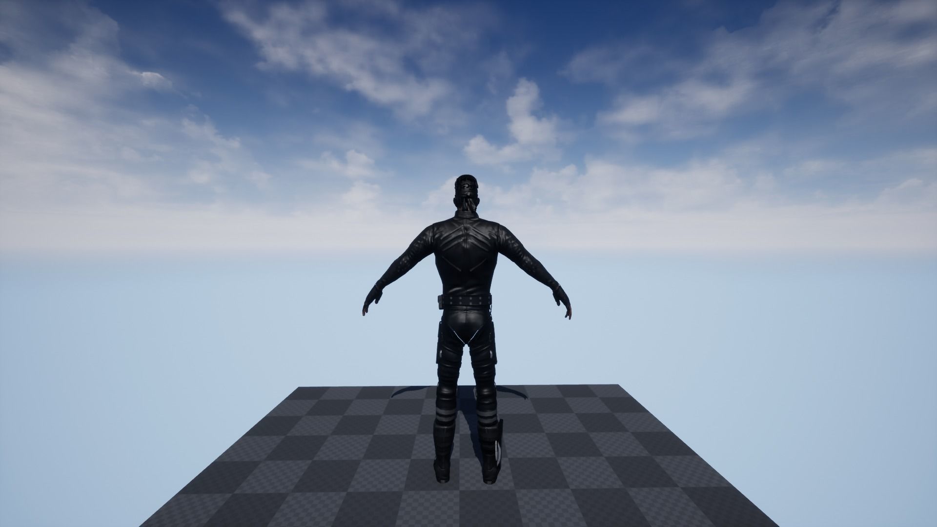 Cyberpunk Sci-Fi Tough Thug 3D model_3