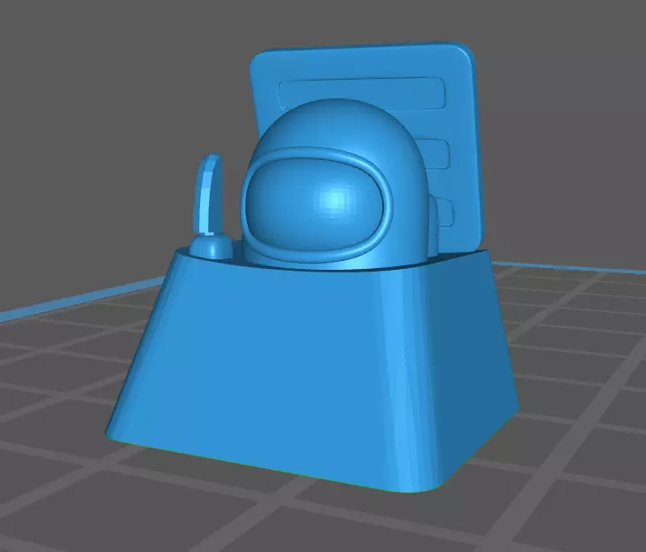 Keycap Among Us Impostor 3D print model_0