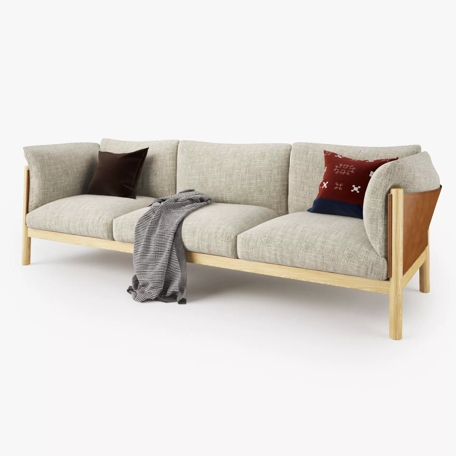De Padova Yak Three Seater Sofa 3D model