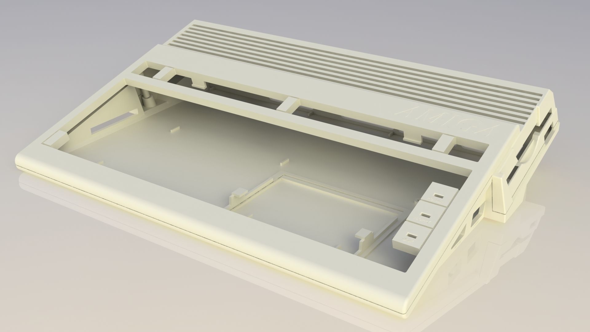 Commodore Amiga 600 enclosure 3d print model 3D print model_1