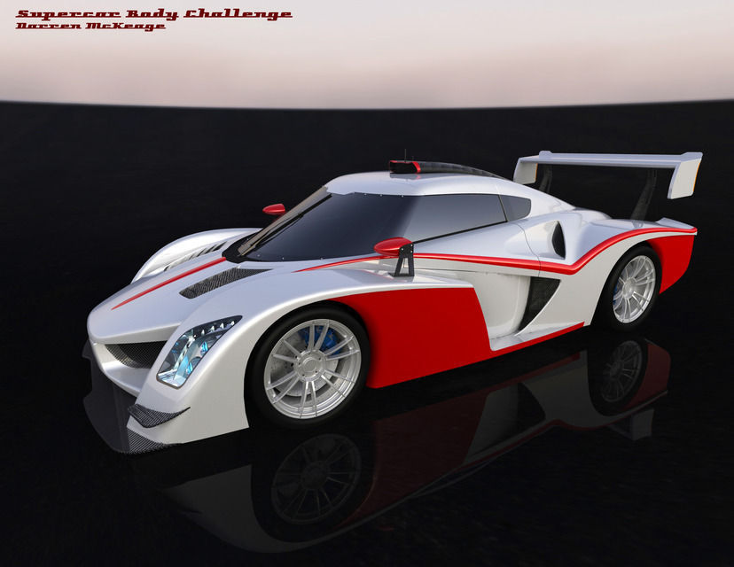 Tosa LMP car - Supercarbodychallenge Free 3D model_5