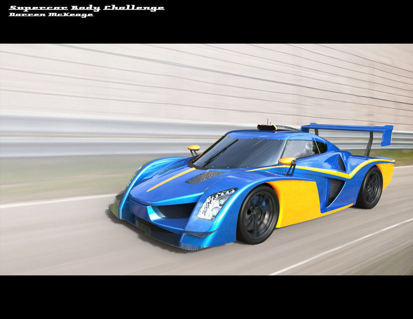 Tosa LMP car - Supercarbodychallenge Free 3D model_10