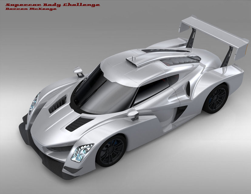 Tosa LMP car - Supercarbodychallenge Free 3D model_3