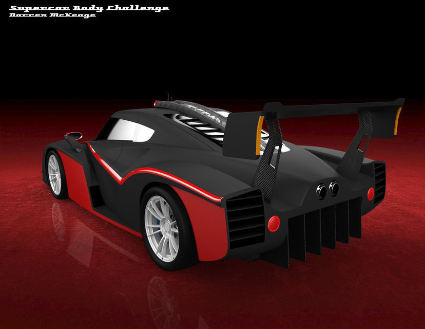 Tosa LMP car - Supercarbodychallenge Free 3D model_6
