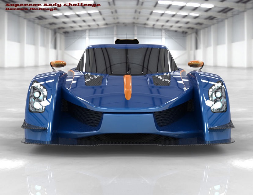 Tosa LMP car - Supercarbodychallenge Free 3D model_11