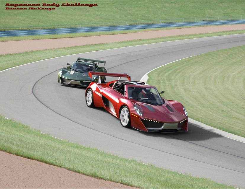 Tosa Street car - Supercarbodychallenge Free 3D model_9