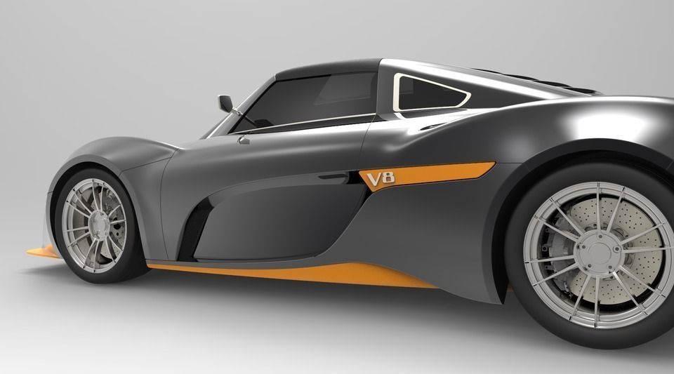 Tosa Street car - Supercarbodychallenge Free 3D model_17