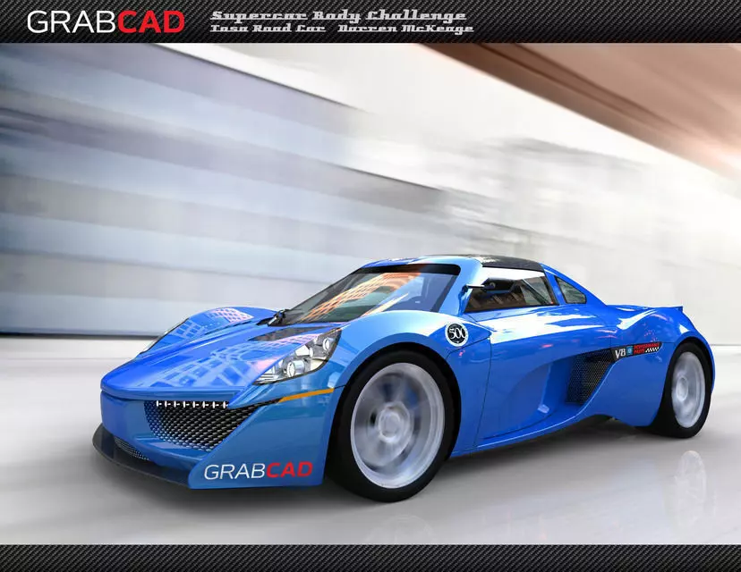 Tosa Street car - Supercarbodychallenge Free 3D model_0