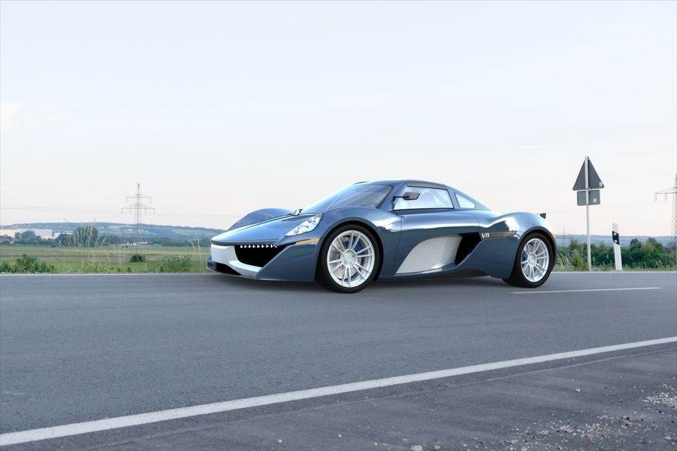 Tosa Street car - Supercarbodychallenge Free 3D model_3