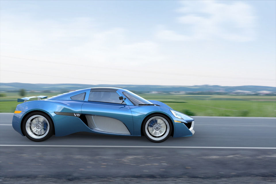 Tosa Street car - Supercarbodychallenge Free 3D model_2