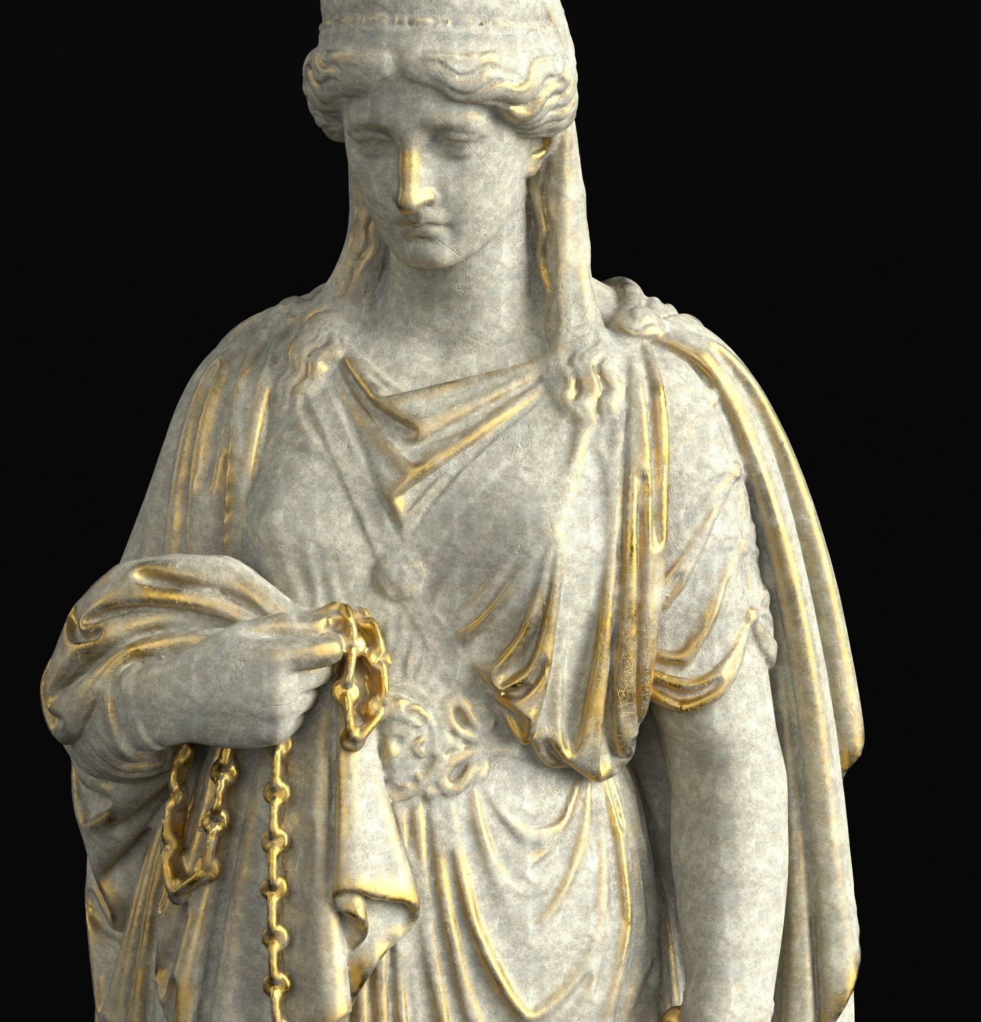 sculpture precious deposits 3D model_1