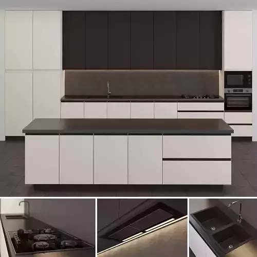 Modern kitchen with island 25