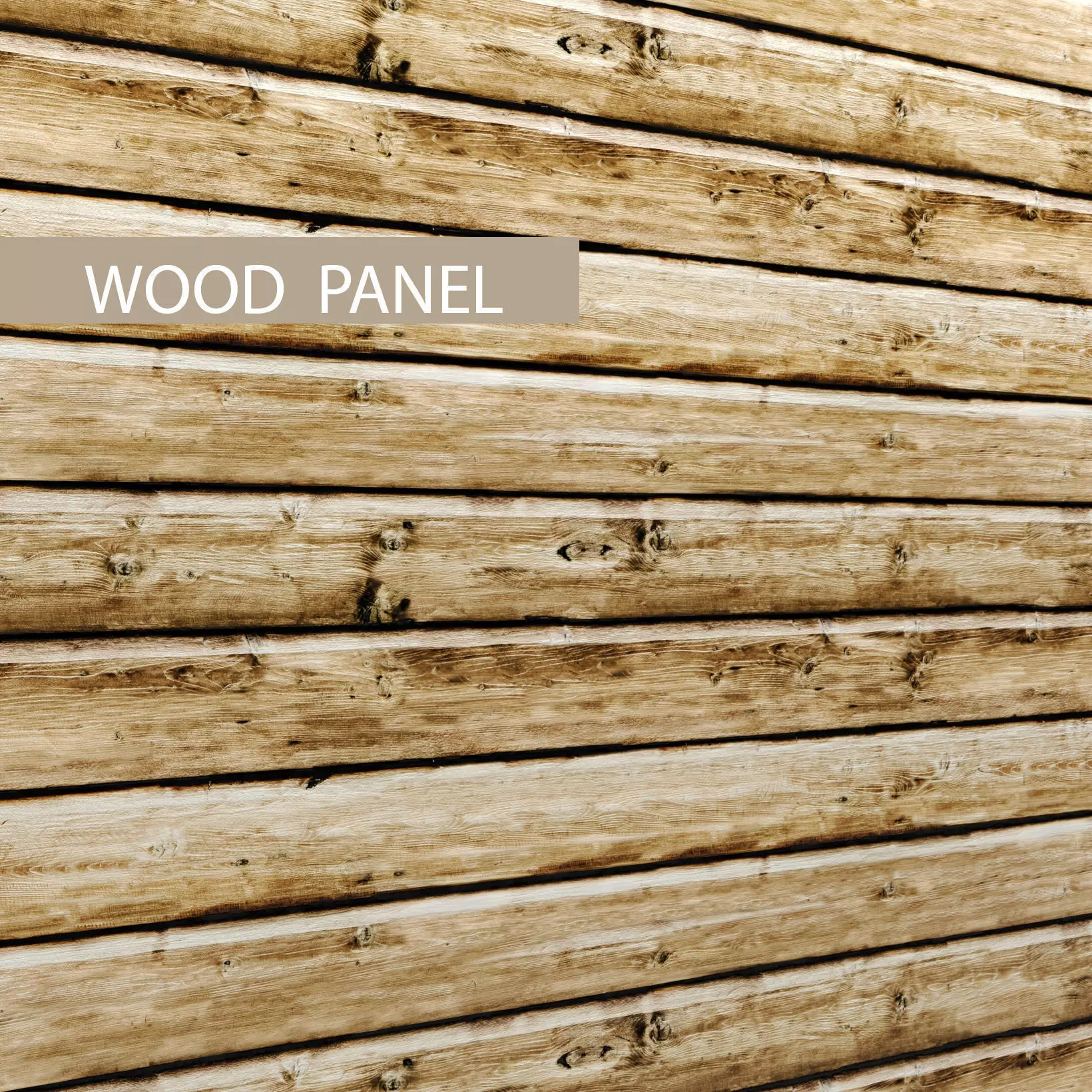 Wood panel 3D 9 3D model_0