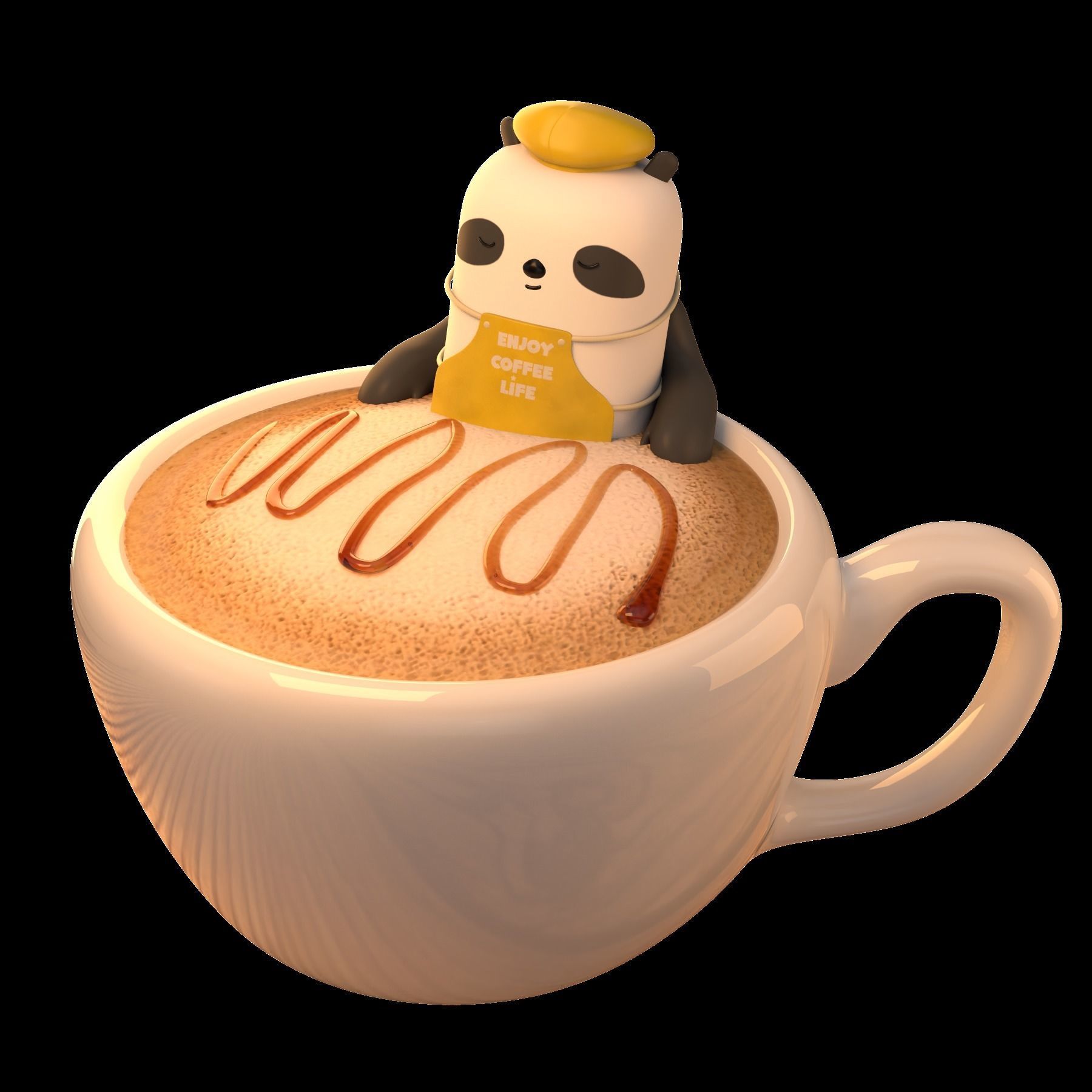Little Barista 3D print model_5
