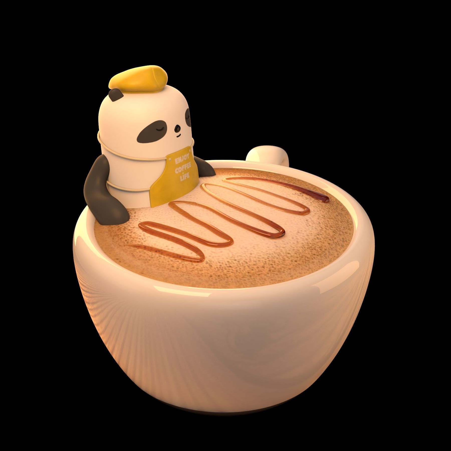 Little Barista 3D print model_2