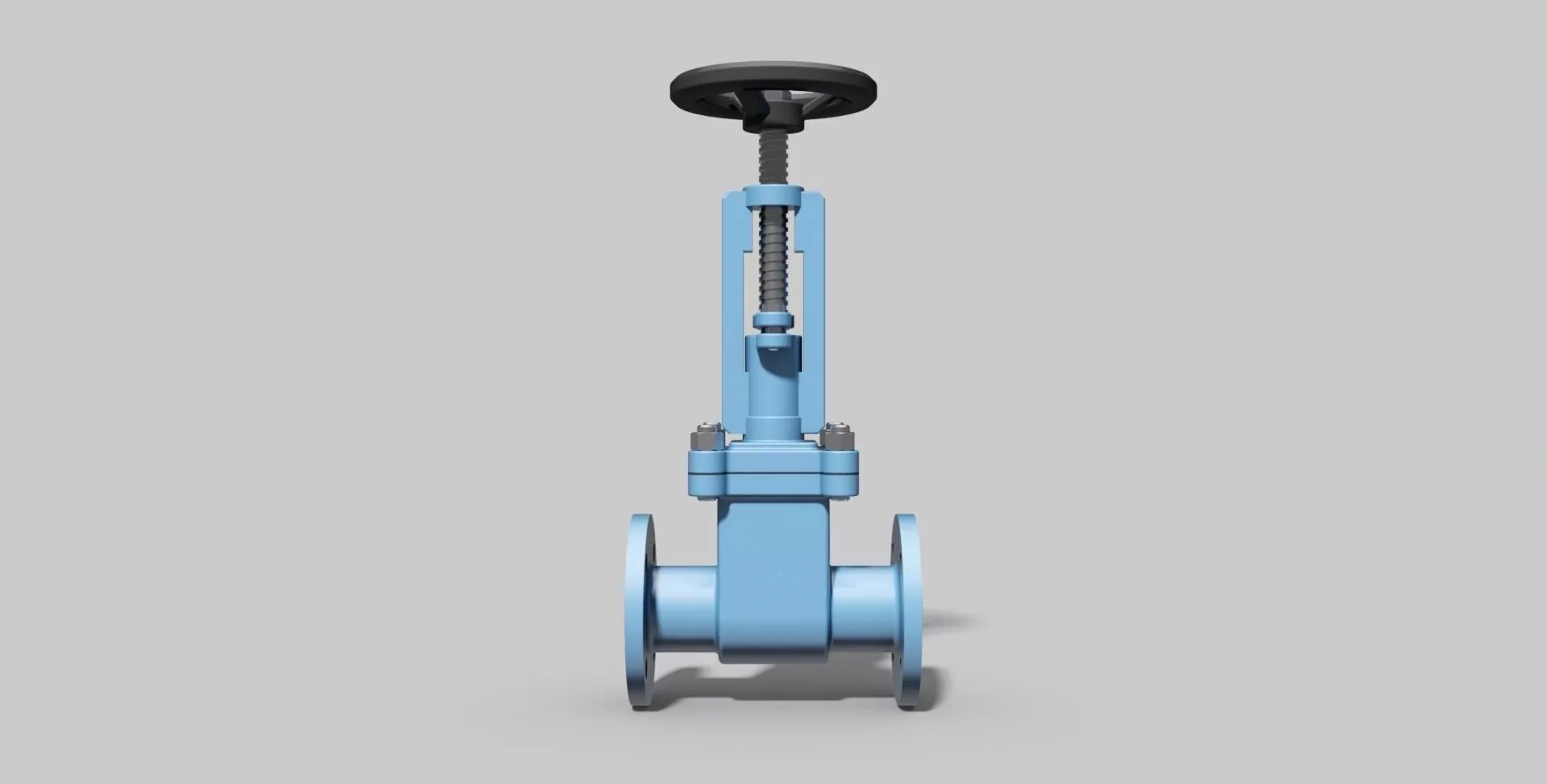 DN40 PN16 - Gate valve - Autodesk Inventor 3D model