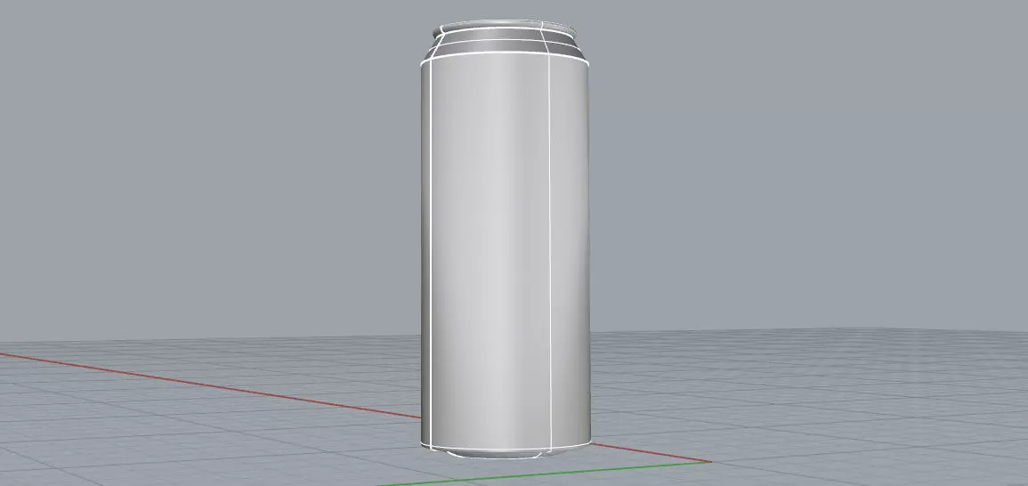 a can of drink Free 3D model_0