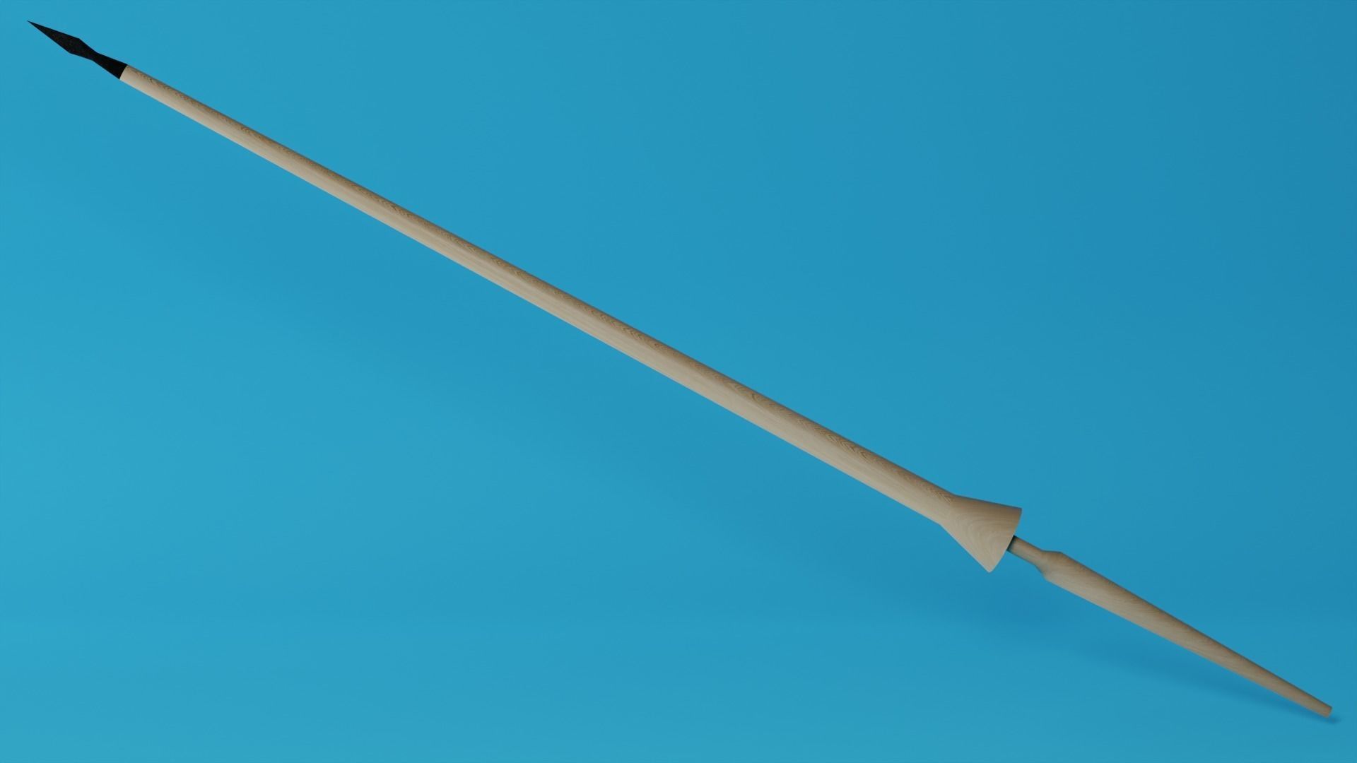 Weapon Collection axe Low-poly 3D model_9