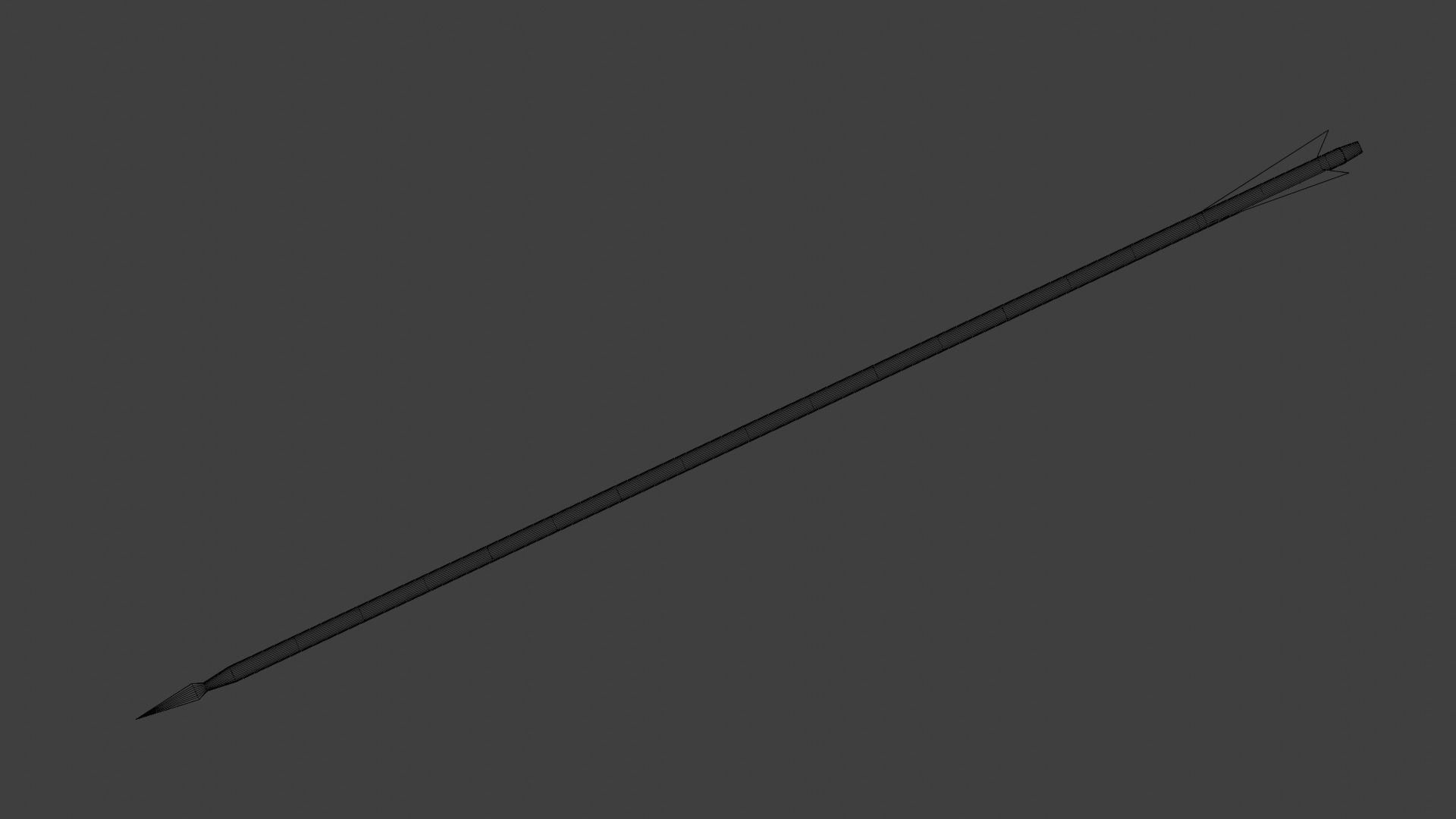 Weapon Collection axe Low-poly 3D model_17