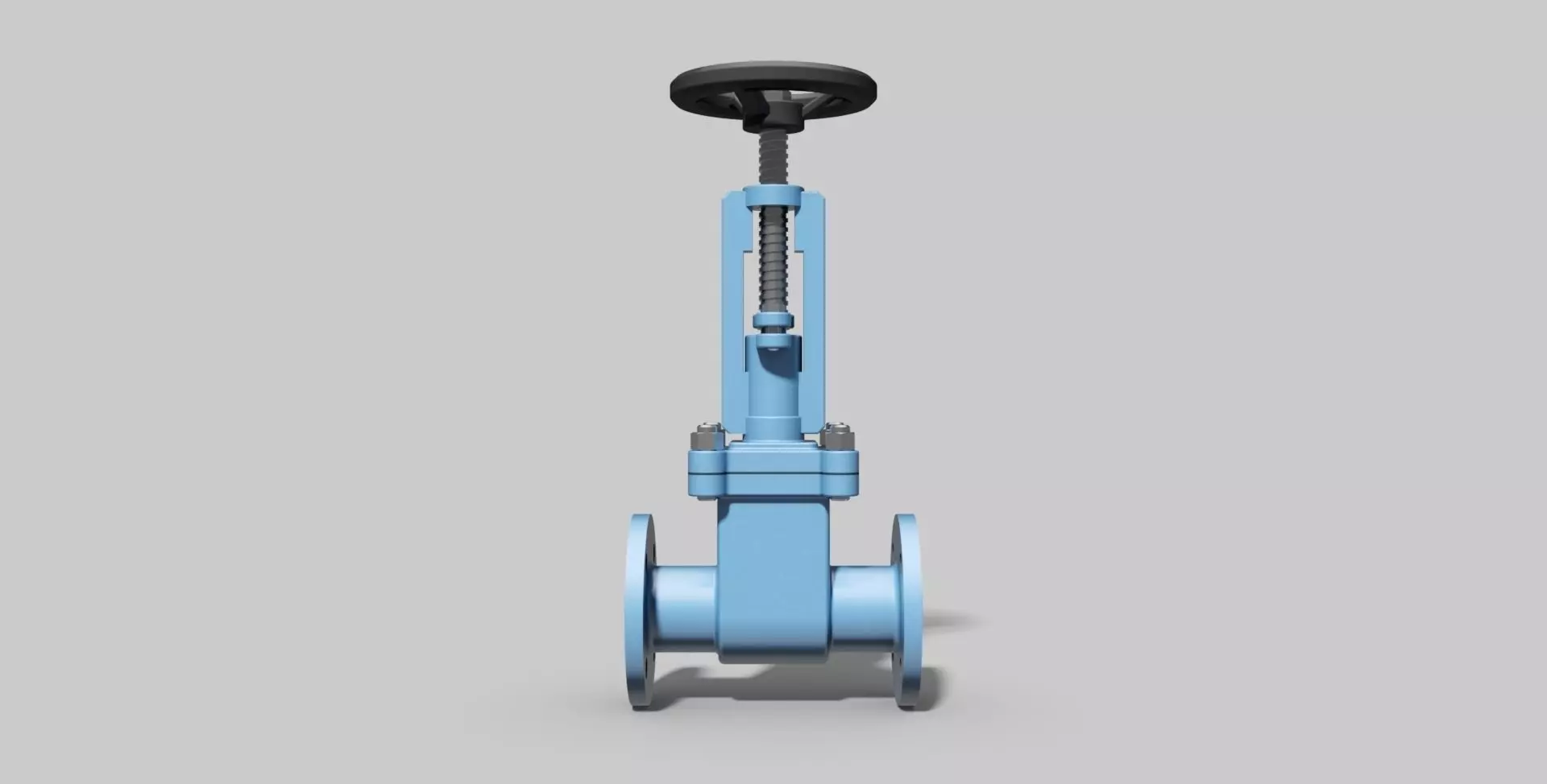 DN50 PN16 - Gate valve - Autodesk Inventor 3D model