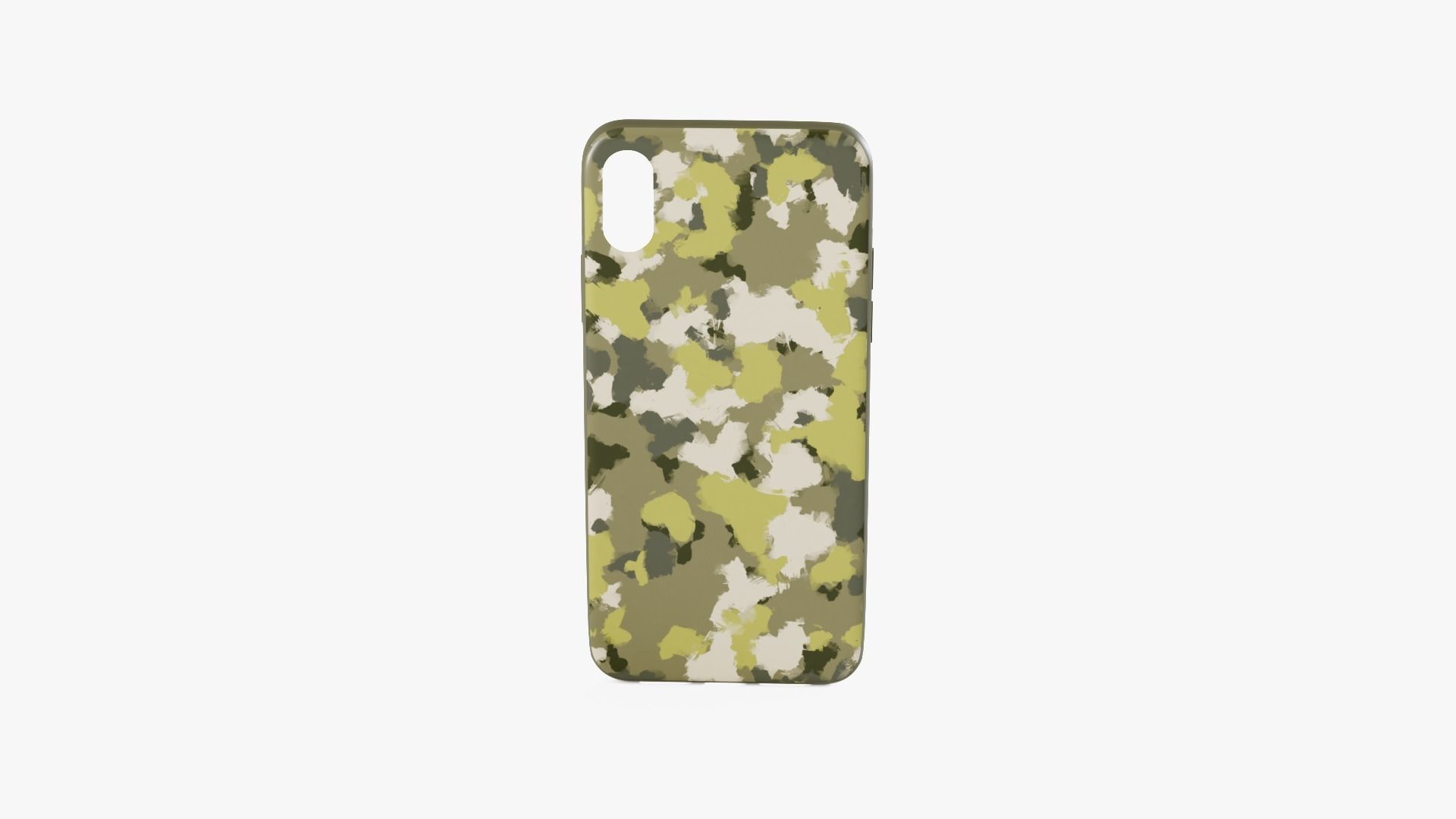  iPhone X Case 3 Low-poly 3D model_10