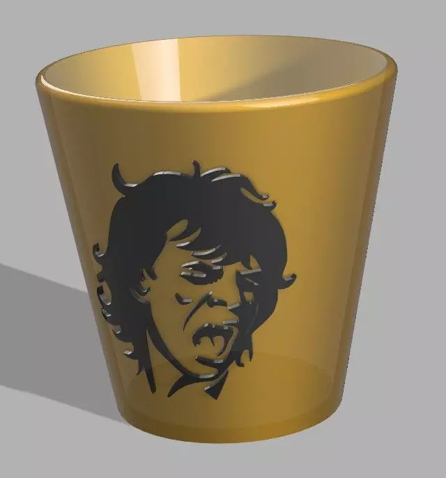 2 POTS A CRAYONS ROLLING STONES 3D print model