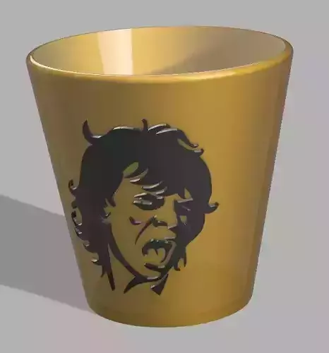 2 POTS A CRAYONS ROLLING STONES 3D print model